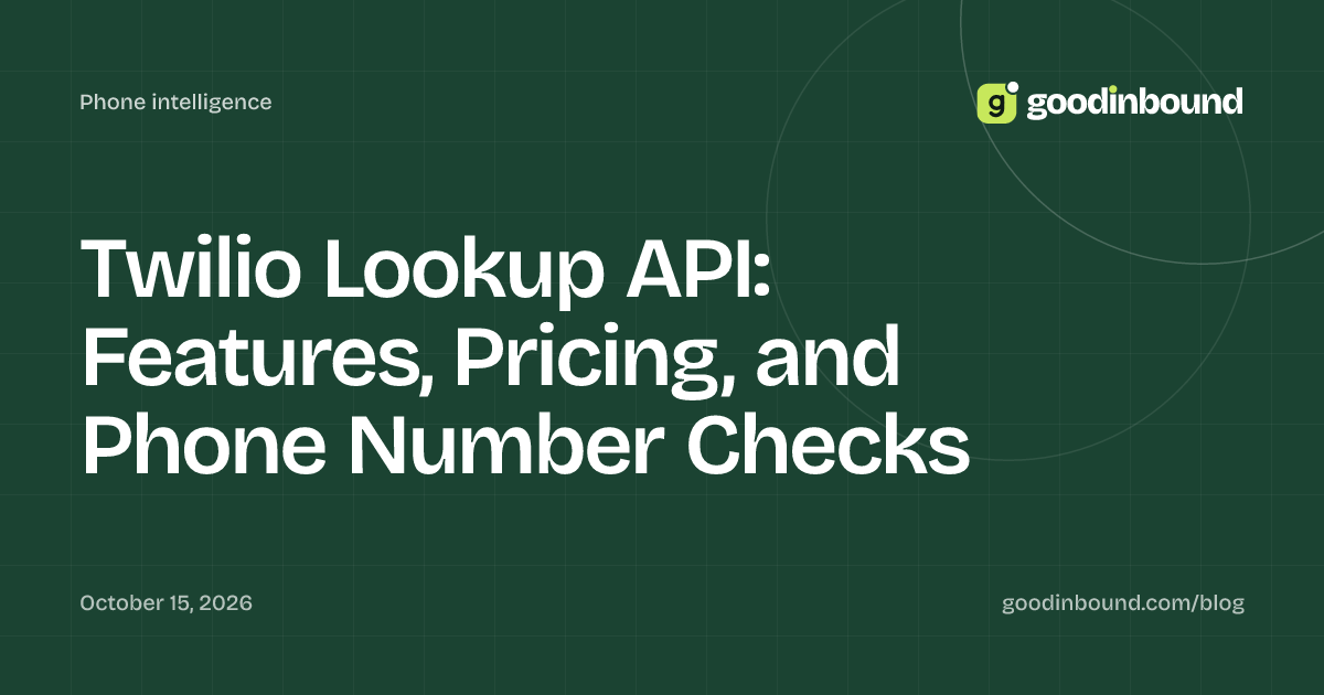 Twilio Lookup API: Features, Pricing, and Phone Number Checks